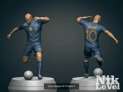 Kylian Mbappe Collection 3D Model Pack