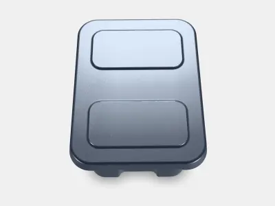 KLAMTARE Box with lid in-outdoor Low-poly 3D model