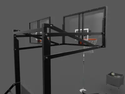 Acrobatic Basketball Props Low-poly 3D model