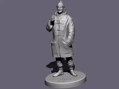 Ken Miles Statue 3D print model