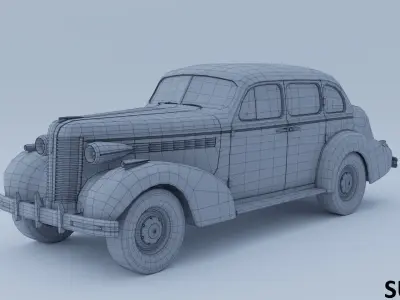 Buick Special 1938 3D model