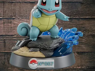 Pokemon - Squirtle 3D Model Ready to Print 3D print model