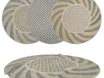 Rugs No 222 Low-poly 3D model