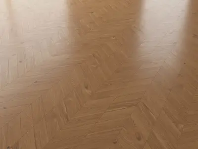 Parquet Oak Nut WWL set 1 3D model