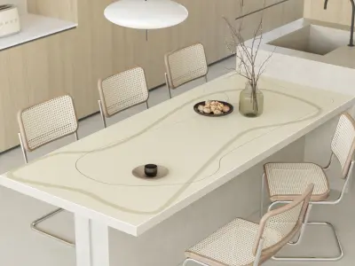 the silence of residential indoor  3D model