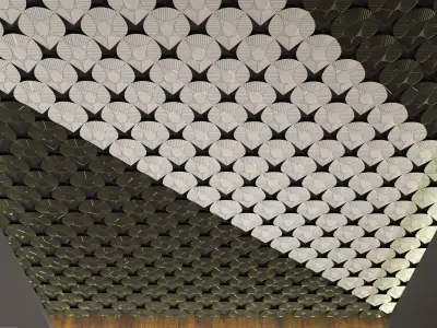 Decorative wall 3D model