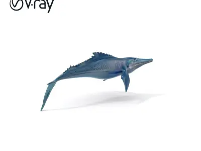 Prehistoric Marine Reptile Model Pack Low-poly 3D model