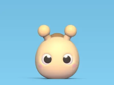 Round Snail 3D print model