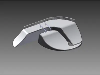 Obstacle for a skating park 3D model