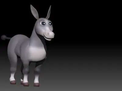 Donkey 3D model buy