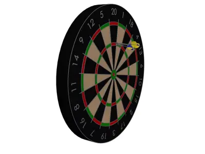 Dart board 3D model