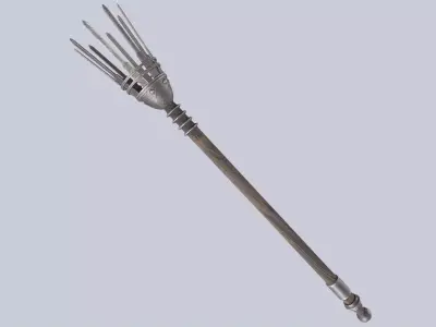 Torch Low-poly 3D model