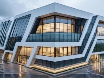 Modern Retail Building Model 3D model