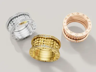 Bvlgari Ring 3D print model E 06 3D print model