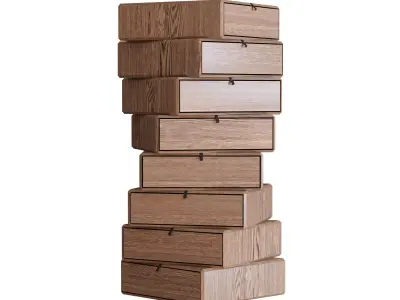 DRAWER UNITS by TEOREMA 3D model