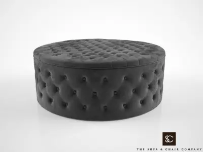 The Sofa and Chair Company Allegri Ottoman 3D model