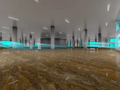 tower futuristic building with spiral design 3D model