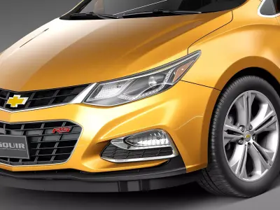 Chevrolet Cruze RS hatchback 2016 3D model