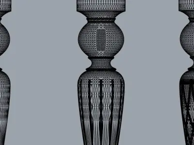 Furniture Table Leg 3D model