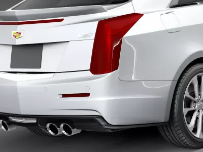 Cadillac ATS-V Coupe 2016 3D model