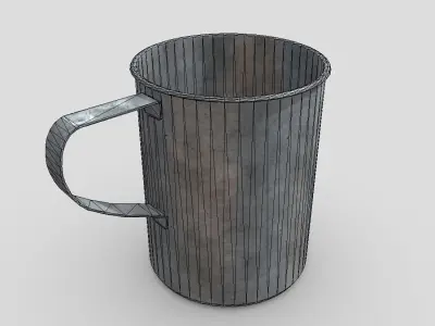 CC0 - Mug 7 Free low-poly 3D model