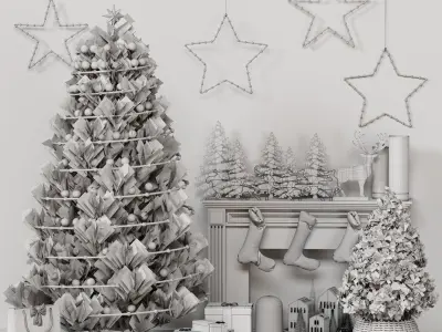 Christmas Decor Set 17 3D model