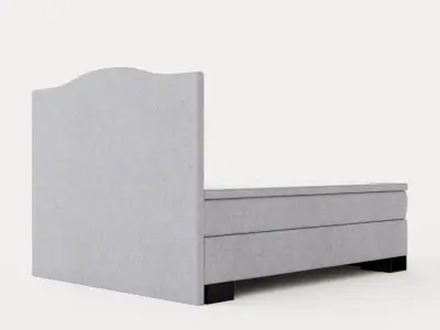 Hilton Luxury Complete Bed Pack160x200 Admiral Bed Give Top Low-poly 3D model