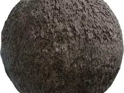 Charred Thatch Roof Texture