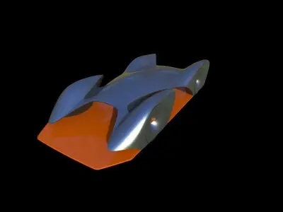 McLaren Porsche Honda Hyundai MG Remote High-Speed Racing Car  Low-poly 3D model