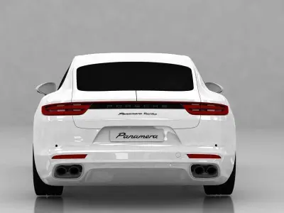 Porsche Panamera Model 2020 3D model