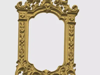 Decorative Picture Frame 01  Modern Design for 3D Printing 3D print model