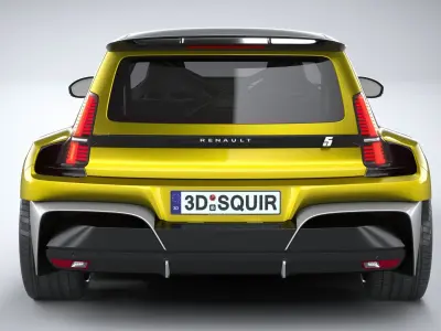 Renault 5 Turbo 3E 2027 3D model
