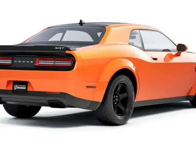 Dodge Challenger SRT Demon 2018 3D model