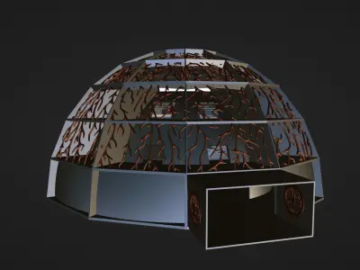 Sci-Fi Dome 1 3D model