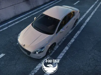 PEUGEOT 508 3D model 3D model