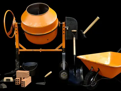 Concreto mixer  3D model