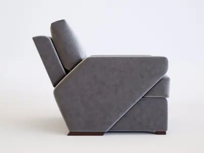 Matteo Lounge Chair Low-poly 3D model