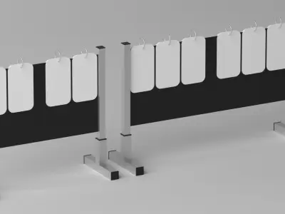 Sports Basketball Football Soccer Scoreboard 1 Low-poly 3D model