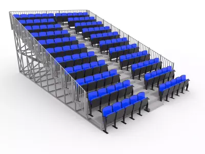 Bleachers 18 3D model