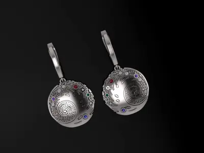 Women Earrings 3dm 3D print model