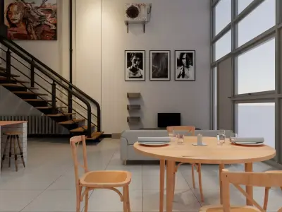 Warehouse Home Loft Office 2 3D model