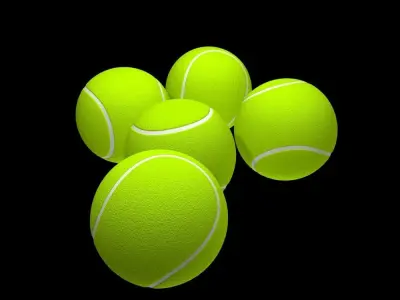 Tennis Ball Free Free low-poly 3D model