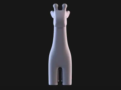 Giraffe Baby 3D print model