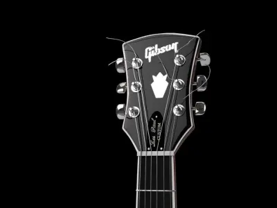 gibson electric guitar Free 3D model
