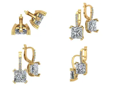 Earrings od55 3D print model