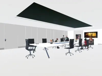 VR Meeting Room 3D model