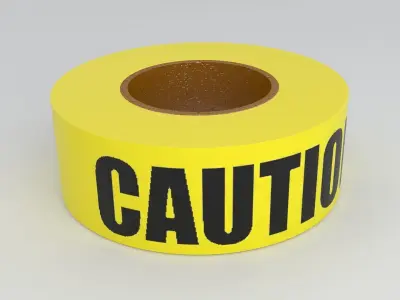 Caution Tape 3D model