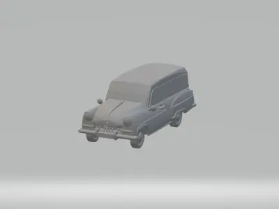 Opel Olympia Record Caravan 1955 3D print model