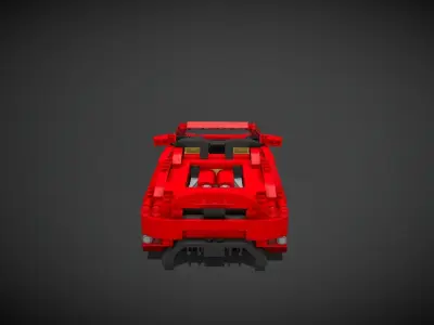 Lego Ferrari F430 Spider 3D model