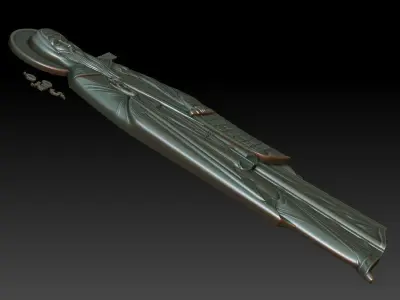 Saint Pimen the Great 3D model